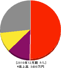 菊屋大沢塗装 損益計算書 2010年12月期
