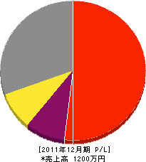 湯沢土建 損益計算書 2011年12月期