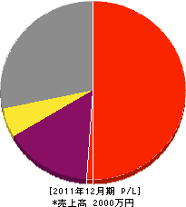 磯田緑地 損益計算書 2011年12月期