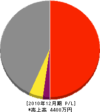山田建材土木 損益計算書 2010年12月期