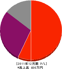 浅川建設 損益計算書 2011年12月期