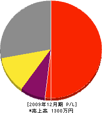 佐々木畳店 損益計算書 2009年12月期