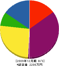 小野住建 貸借対照表 2009年12月期