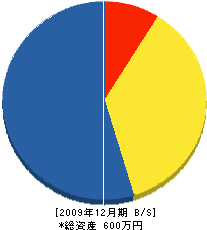 小松建築 貸借対照表 2009年12月期