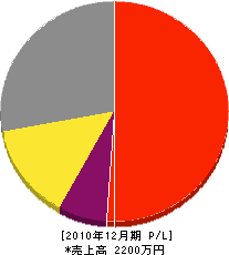 ヤマリ営繕 損益計算書 2010年12月期