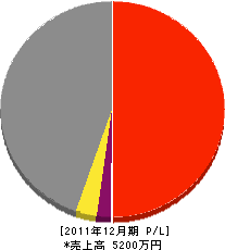 円山工務店 損益計算書 2011年12月期