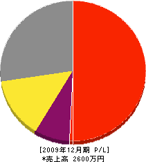 澤口風呂店 損益計算書 2009年12月期