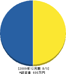 古賀畳襖店 貸借対照表 2009年12月期