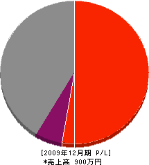 栄成開発 損益計算書 2009年12月期