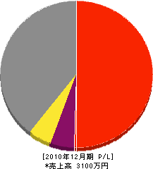 米田電気商会 損益計算書 2010年12月期