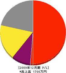 内平土建 損益計算書 2009年12月期