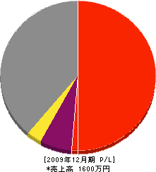 松尾建築 損益計算書 2009年12月期