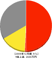鈴木塗装 損益計算書 2009年12月期