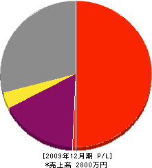 田中電機 損益計算書 2009年12月期