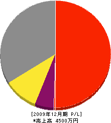 本田管工業 損益計算書 2009年12月期