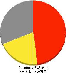 藤田塗装 損益計算書 2010年12月期