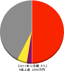 片山工業 損益計算書 2011年12月期 片山工業 損益計算書 2011年12月期