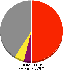 神堀建設工業 損益計算書 2009年12月期
