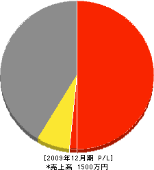 丸宮塗装 損益計算書 2009年12月期