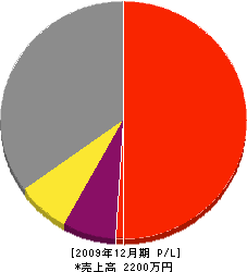 中野工業 損益計算書 2009年12月期