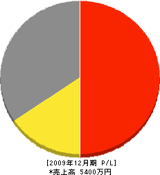 宮地工業 損益計算書 2009年12月期