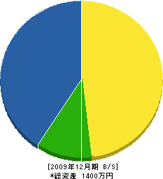 池田建設 貸借対照表 2009年12月期