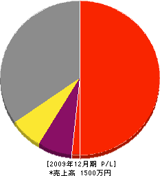 藤本組 損益計算書 2009年12月期