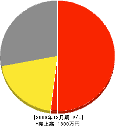 潮崎電気 損益計算書 2009年12月期