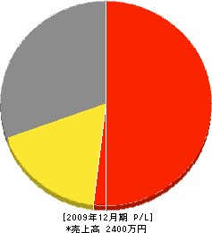 富松電気工事店 損益計算書 2009年12月期