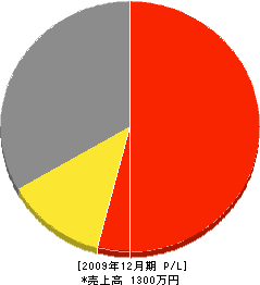 澤田畳店 損益計算書 2009年12月期
