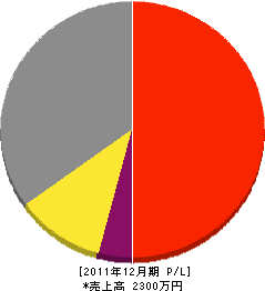 柳工業 損益計算書 2011年12月期 柳工業 損益計算書 2011年12月期