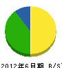 中澤建設 貸借対照表 2012年6月期