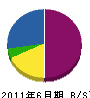 西尾 貸借対照表 2011年6月期