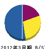 松浦電気エンジニアリング 貸借対照表 2012年3月期