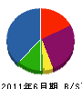 嶋村建設 貸借対照表 2011年6月期