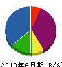 小田電設工業 貸借対照表 2010年6月期