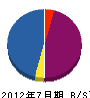 松井土木 貸借対照表 2012年7月期