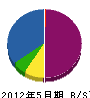 佐川商店 貸借対照表 2012年5月期