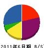 峡南工業 貸借対照表 2011年6月期
