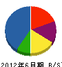 真田組 貸借対照表 2012年6月期