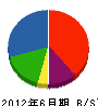 長澤工務店 貸借対照表 2012年6月期