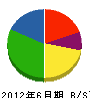 ジャパンテック 貸借対照表 2012年6月期