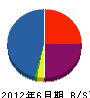 和田建設 貸借対照表 2012年6月期