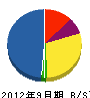 相澤工業 貸借対照表 2012年9月期