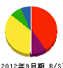 北沢工業 貸借対照表 2012年9月期