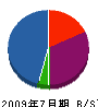サブレットジャパン 貸借対照表 2009年7月期
