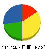 岩永組 貸借対照表 2012年7月期