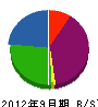小紫建設 貸借対照表 2012年9月期