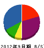 佐野塗装店 貸借対照表 2012年9月期