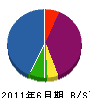 長野土木 貸借対照表 2011年6月期